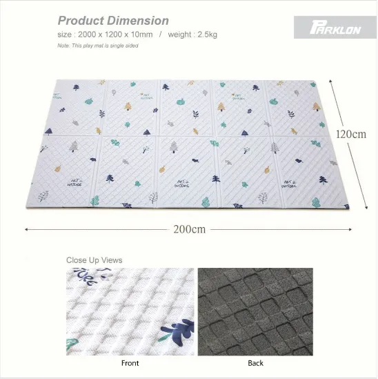 [1 Yr Local Warranty] Parklon Marshmallow Mat Art Nature - 2000 X 1200 x 10mm