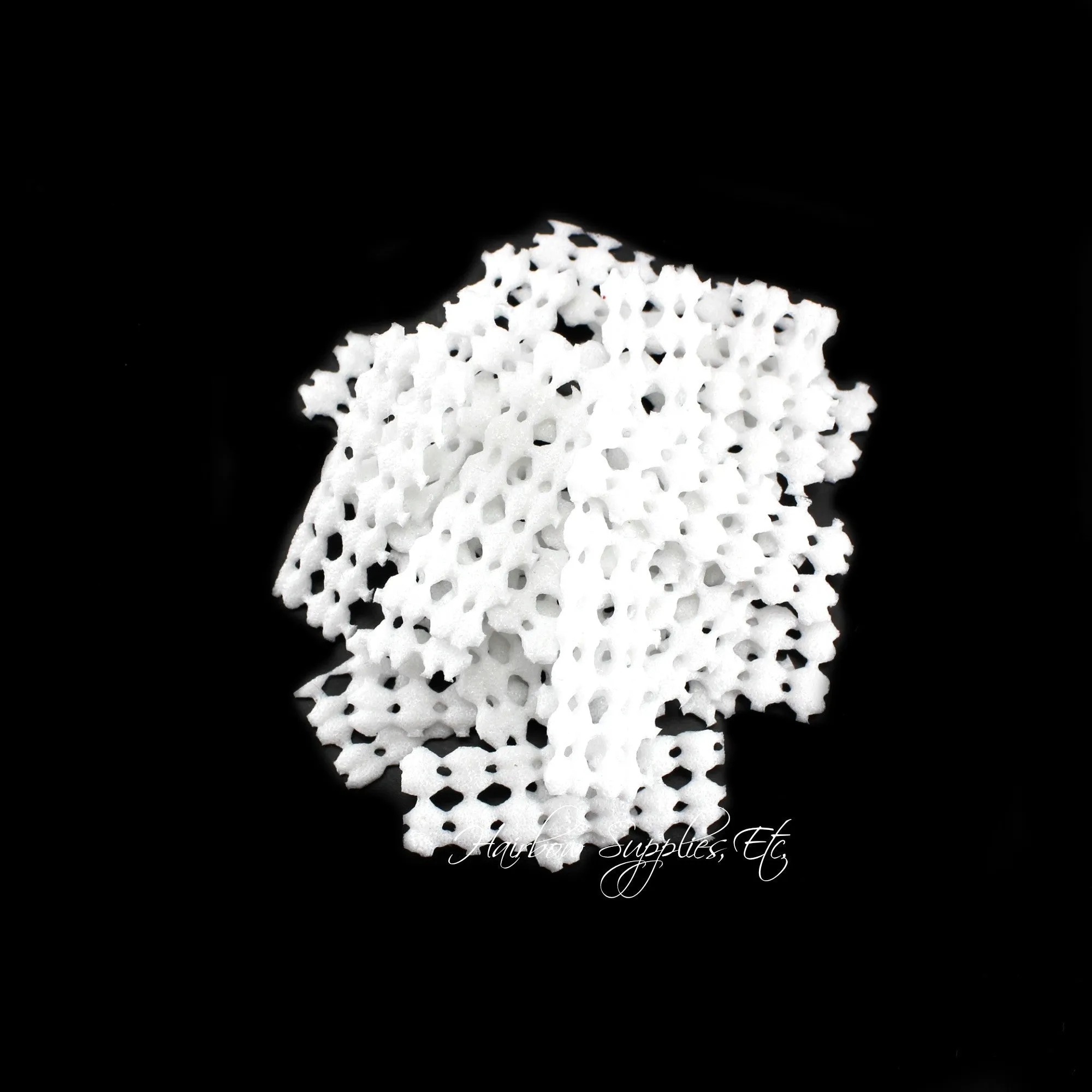 100 White Non Slip Grips Liners for Alligator Clips and Hair Bows