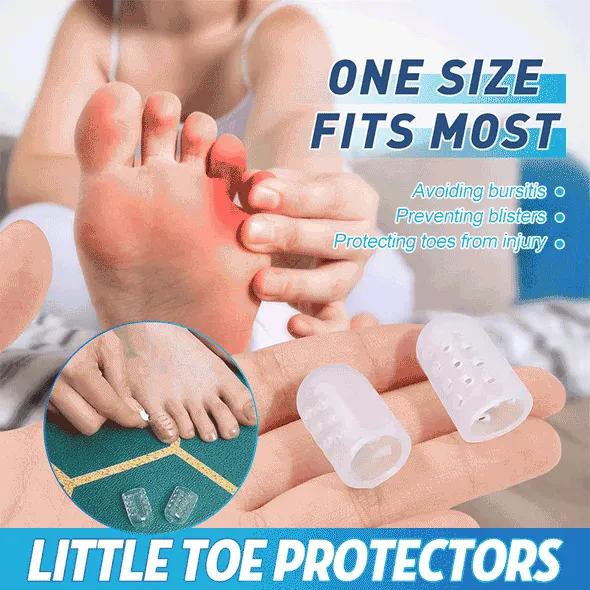 10PCS Silicone anti-friction toe protector Cover Thumb Foot Care Tool Toe Sleeves for Friction Pain Relief Finger Tube Protect