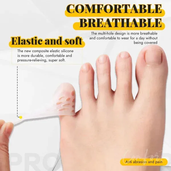 10PCS Silicone anti-friction toe protector Cover Thumb Foot Care Tool Toe Sleeves for Friction Pain Relief Finger Tube Protect