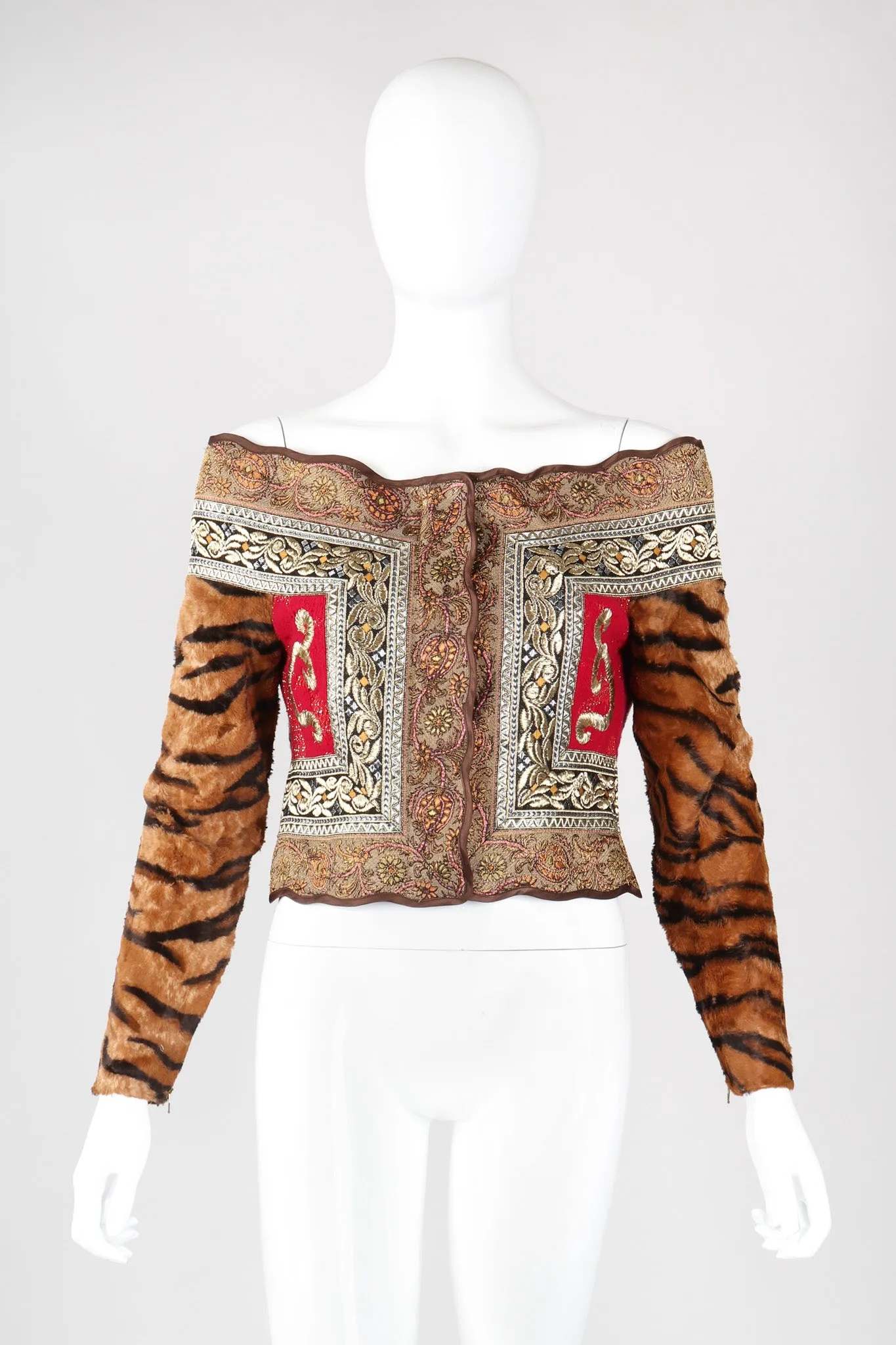 1989 A/W Bengal Brocade Tiger Top