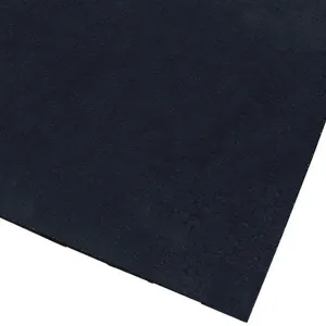 20mm EPDM Flat Bottom Rubber Gym Flooring - Black - with Connectors