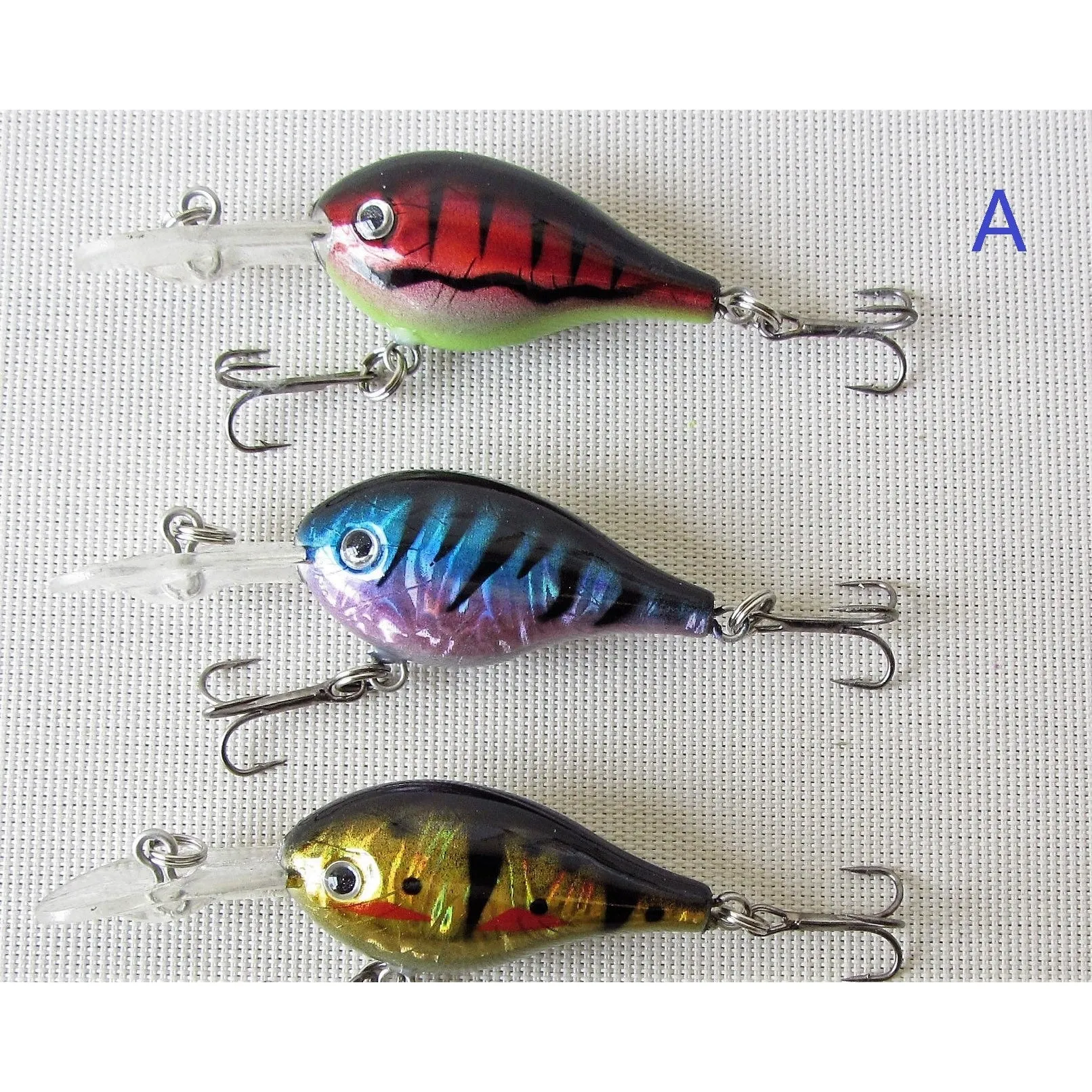 3 x lures Crankbait Lures Fishing Tackle A ./70mm, 5.5g