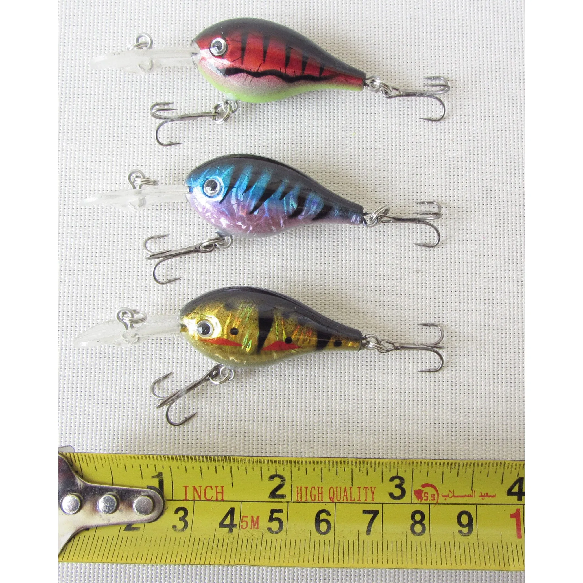 3 x lures Crankbait Lures Fishing Tackle A ./70mm, 5.5g