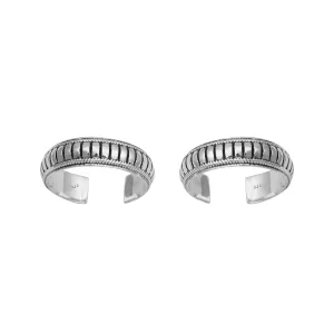 925 Sterling Silver Toe Rings Pair Unique Comfortable Toe Ring For Women Gross Weight 5.20
