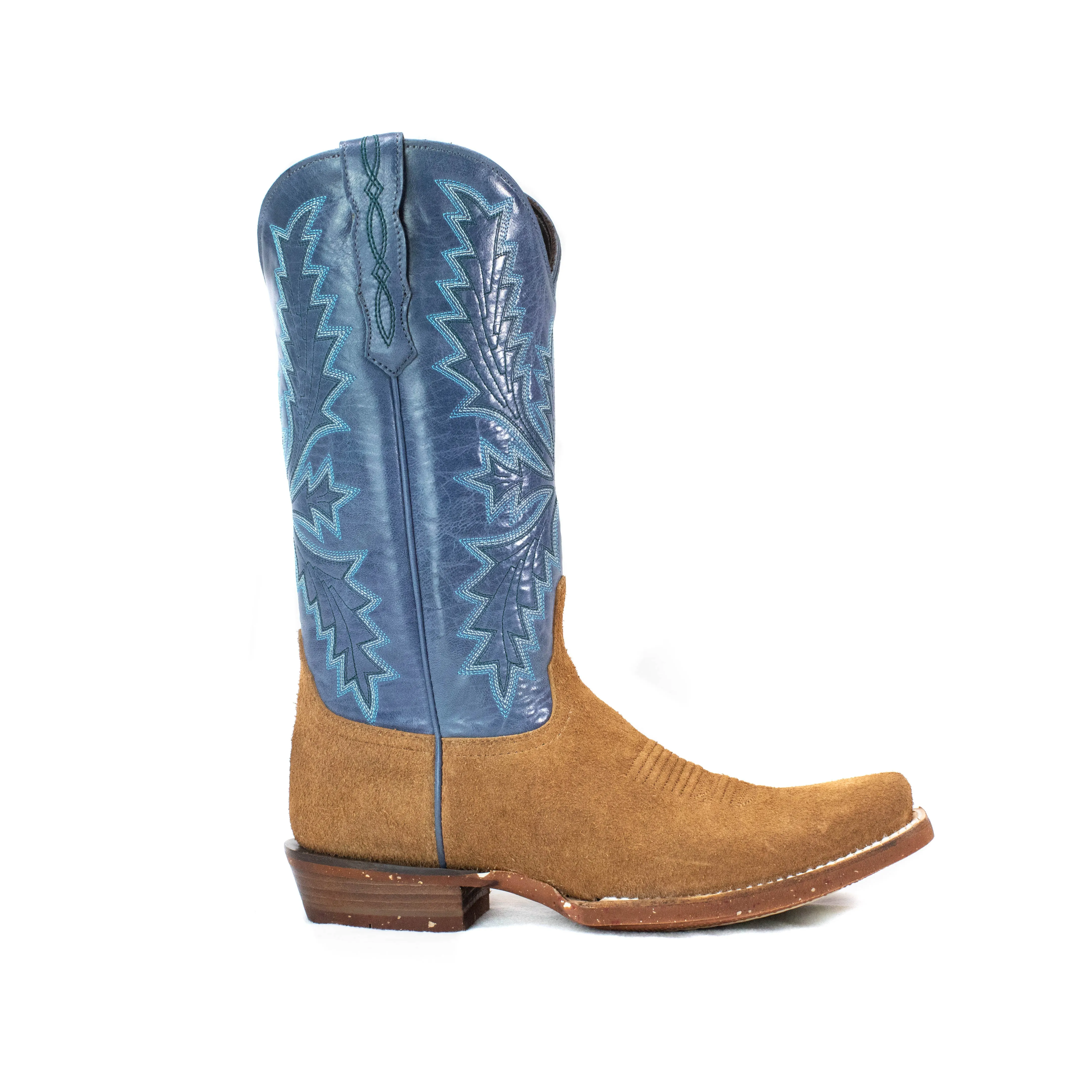 Abby (Rubber Sole) - Cutter Toe - Blue