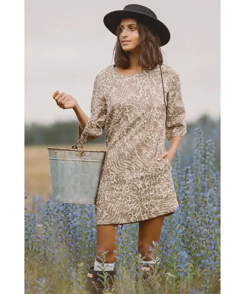 Ada Tunic Dress Leopard