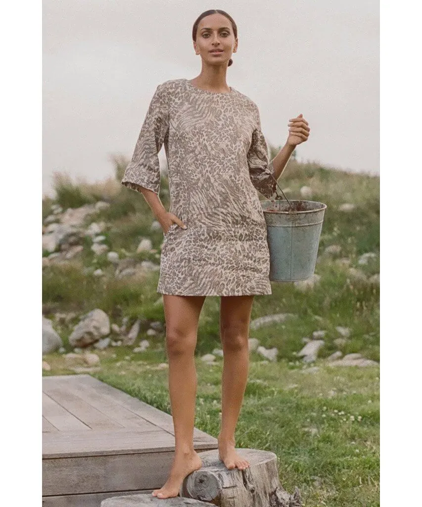 Ada Tunic Dress Leopard