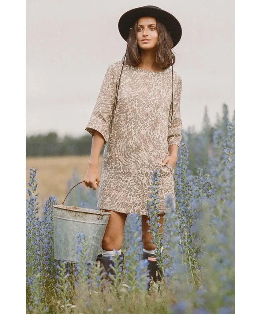 Ada Tunic Dress Leopard
