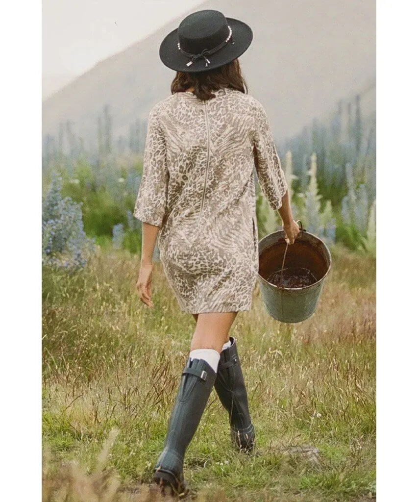 Ada Tunic Dress Leopard