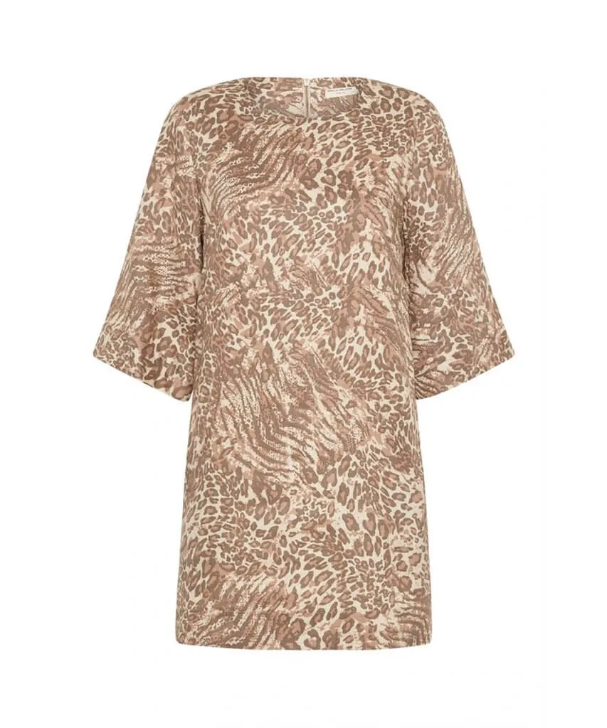 Ada Tunic Dress Leopard