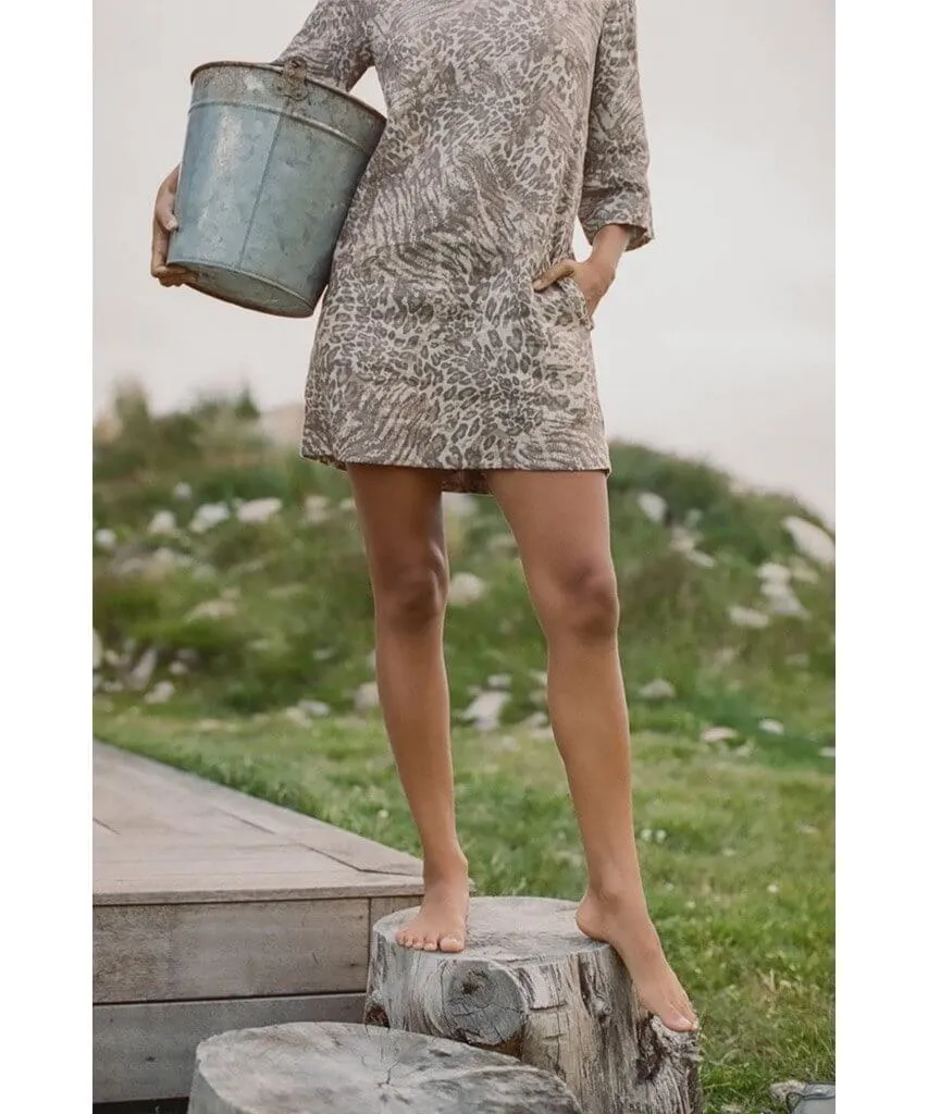 Ada Tunic Dress Leopard