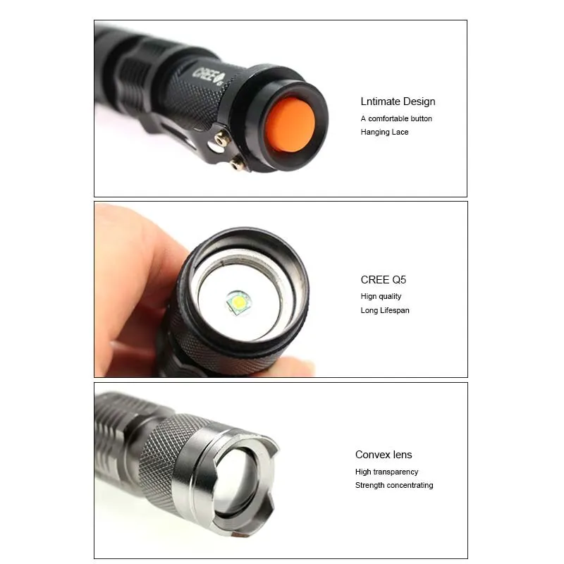 Adjustable Mini Flashlight