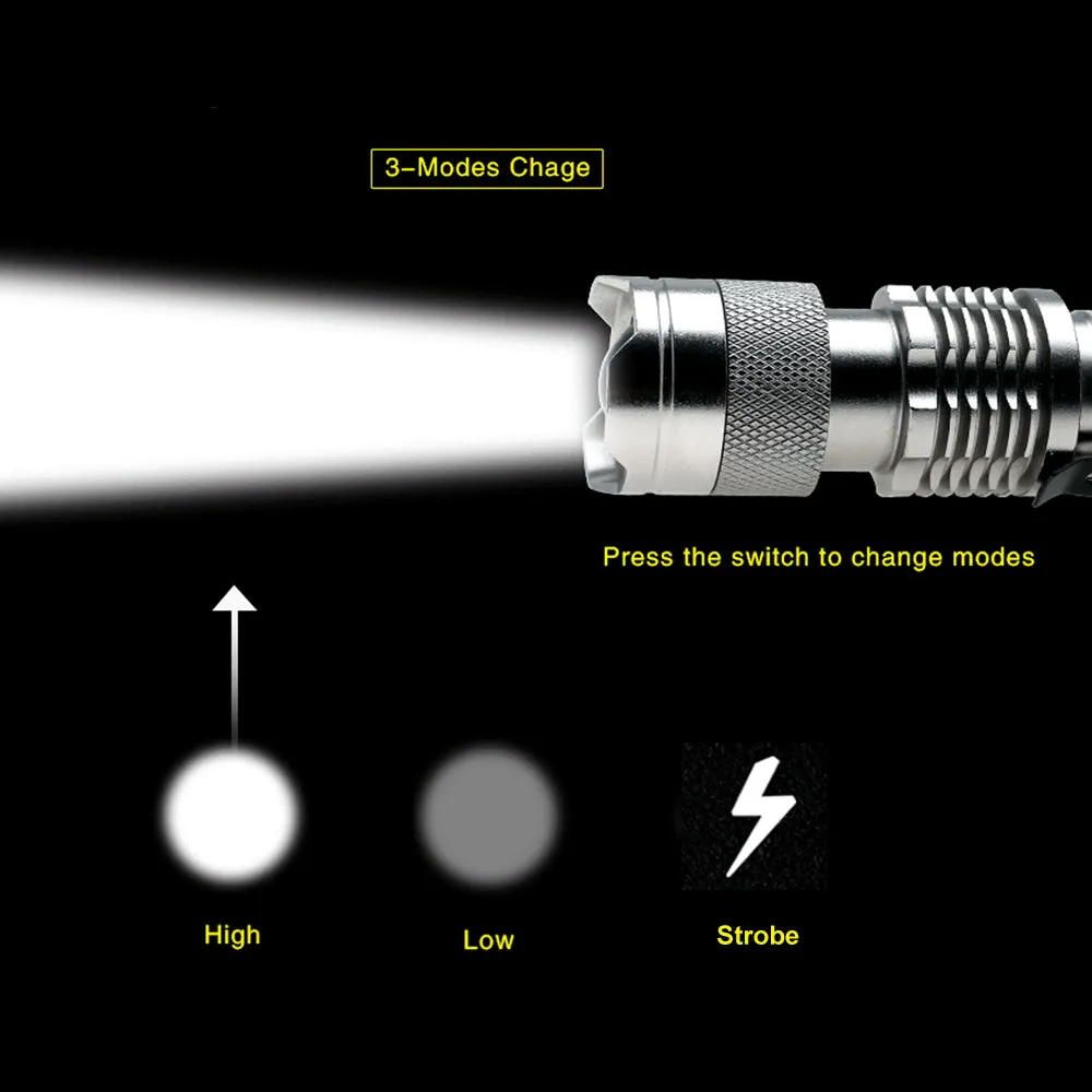 Adjustable Mini Flashlight