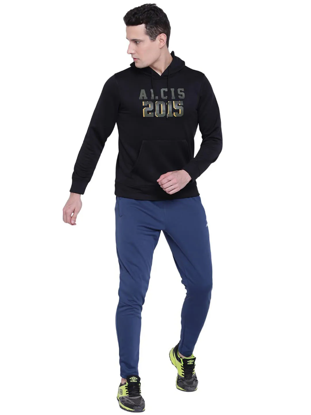 Alcis Mens Black Sweat Shirt 144MSS215