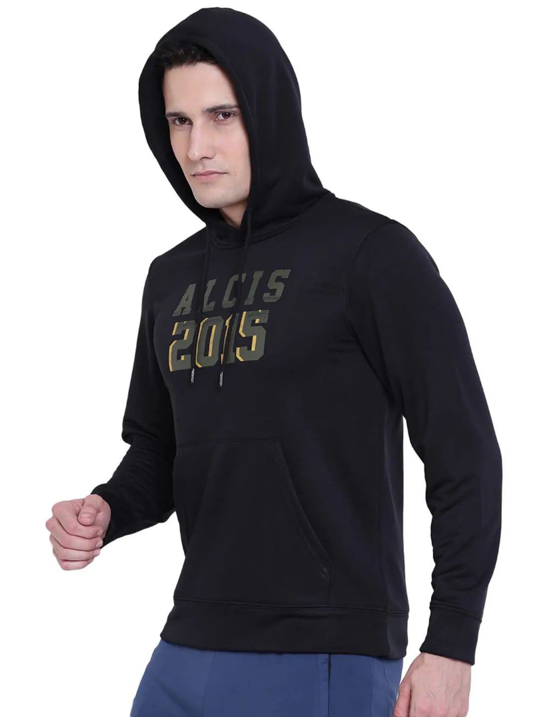 Alcis Mens Black Sweat Shirt 144MSS215