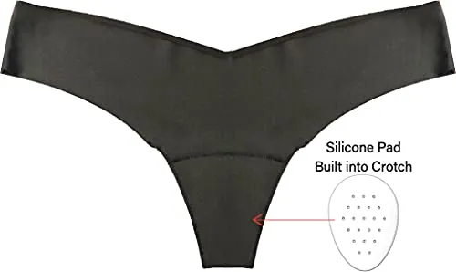 Alessandra B Camel Toe Cover Thong - M7711