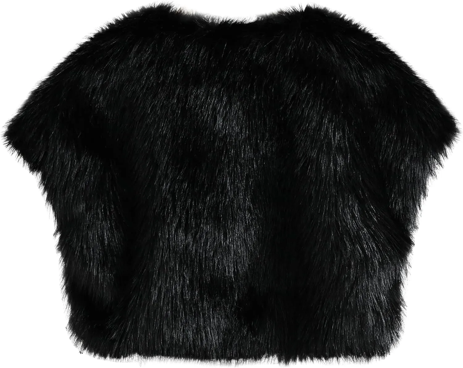 Amzhiyu Women Faux Fur Bolero Shrug