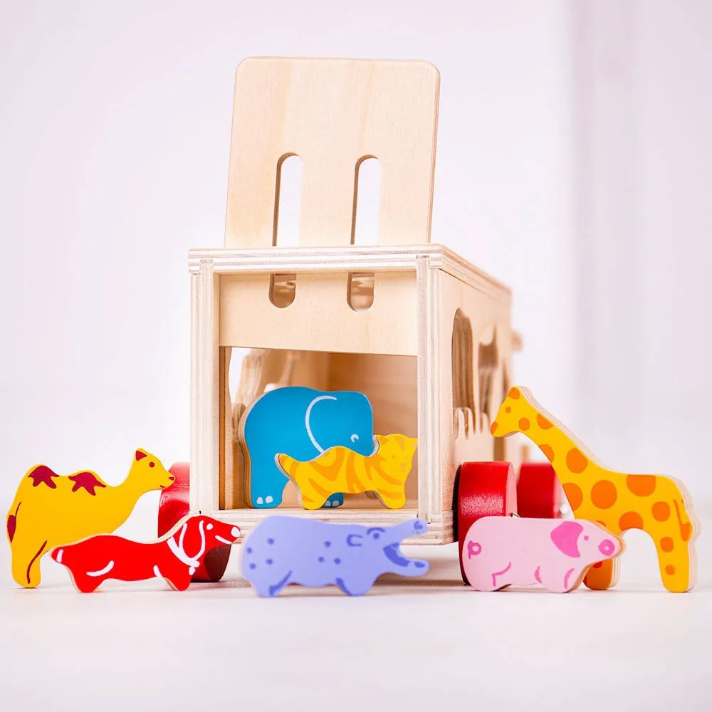 Animal Shape Lorry - Wooden Toy