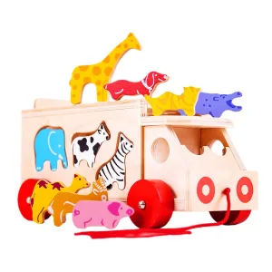 Animal Shape Lorry - Wooden Toy