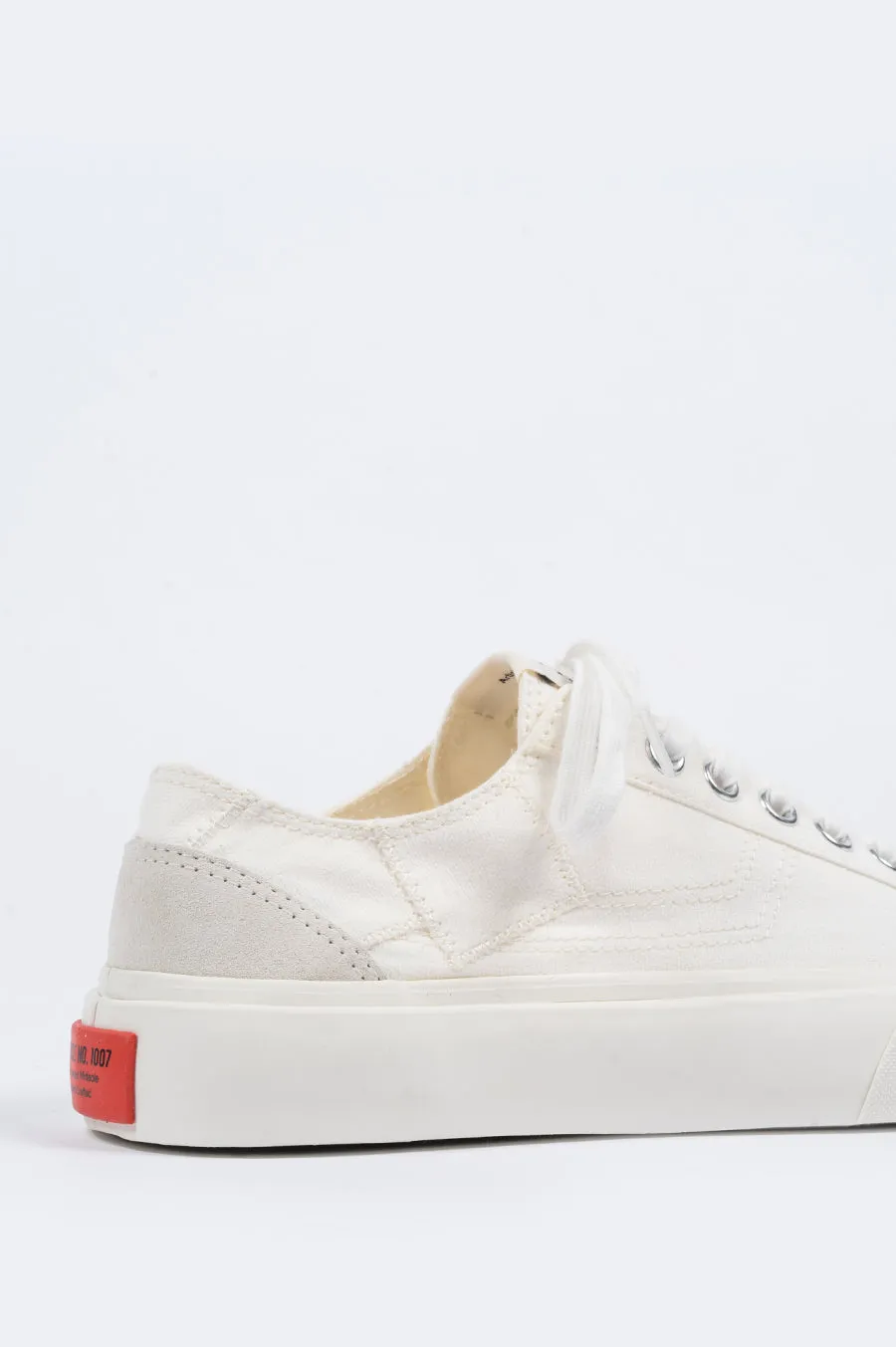 ARTICLE NUMBER 1007 LO TOP VULCANIZED SNEAKER OYSTER