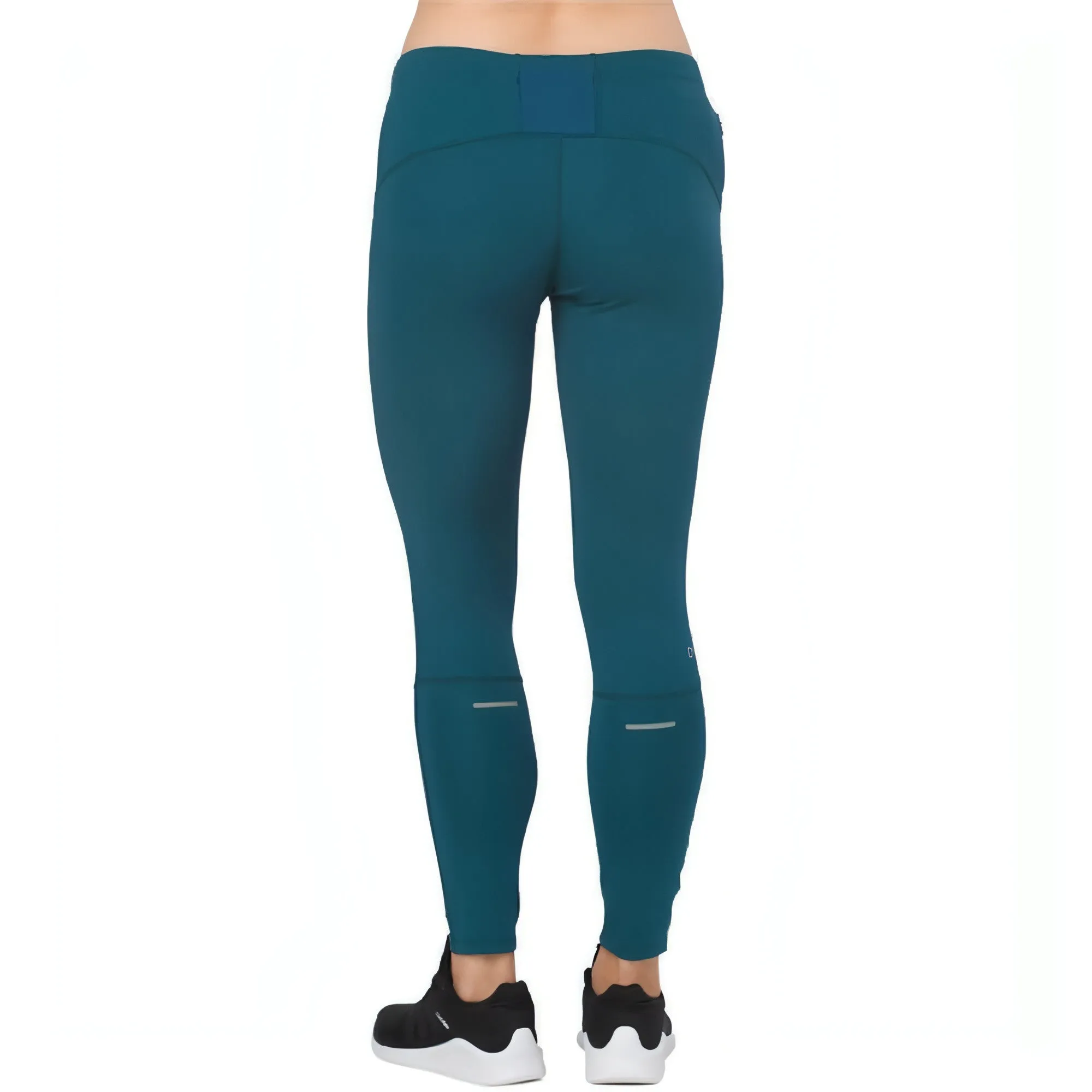 Asics Colour Block Womens 7/8 Running Tights - Blue