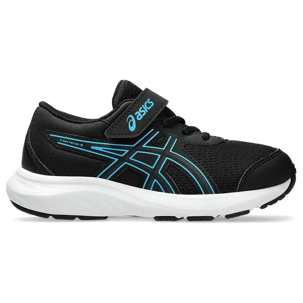 Asics Contend 9 PS Black/Digital Aqua