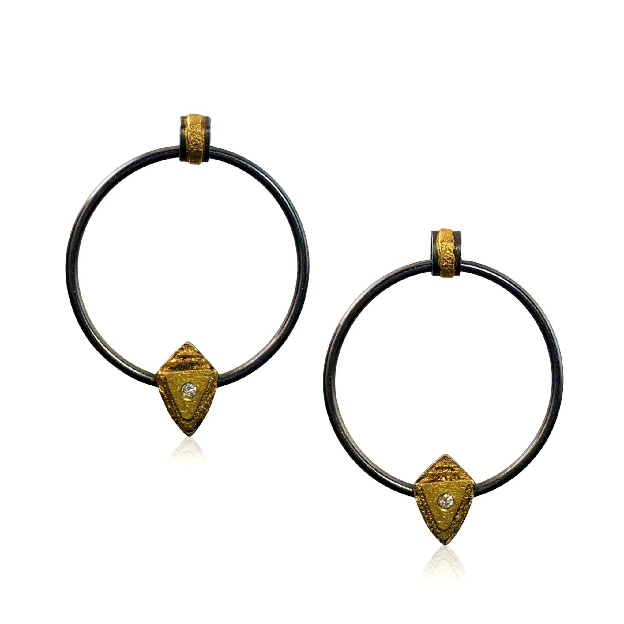 Atlantis Shield Hoops