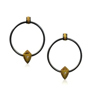 Atlantis Shield Hoops