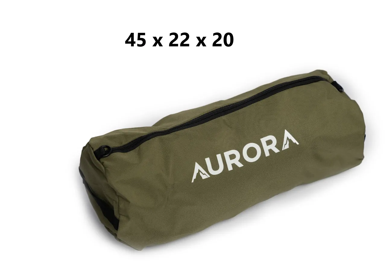 Aurora Luxury Camp Chair with Cup Holder - Green - Q8OVL