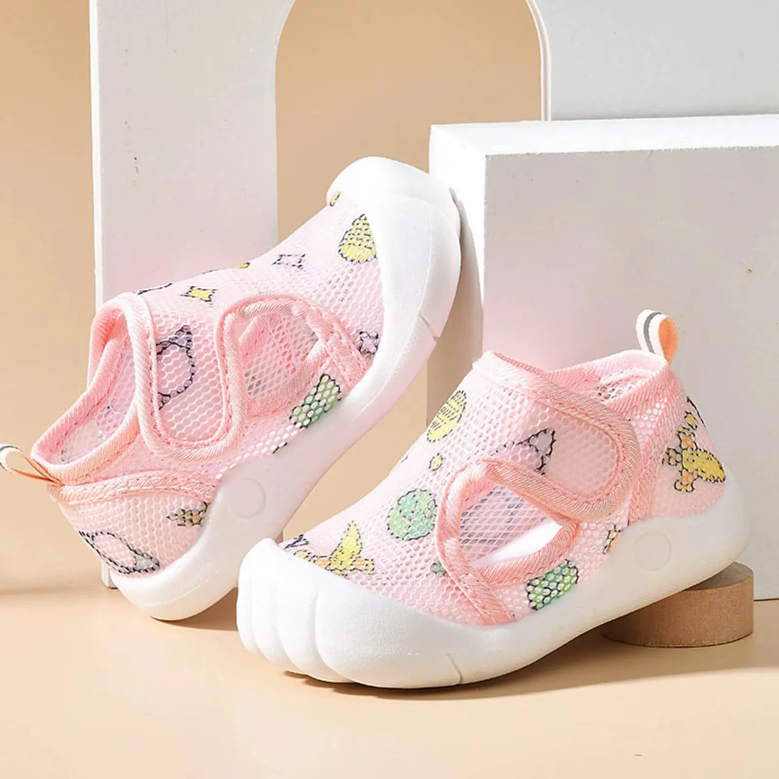 Baby Tennis Shoes Toddler Water Shoes Barefoot Water Shoes for Kids Baby Wide Socks with Arch Support Girls Tennis Shoes Size 3