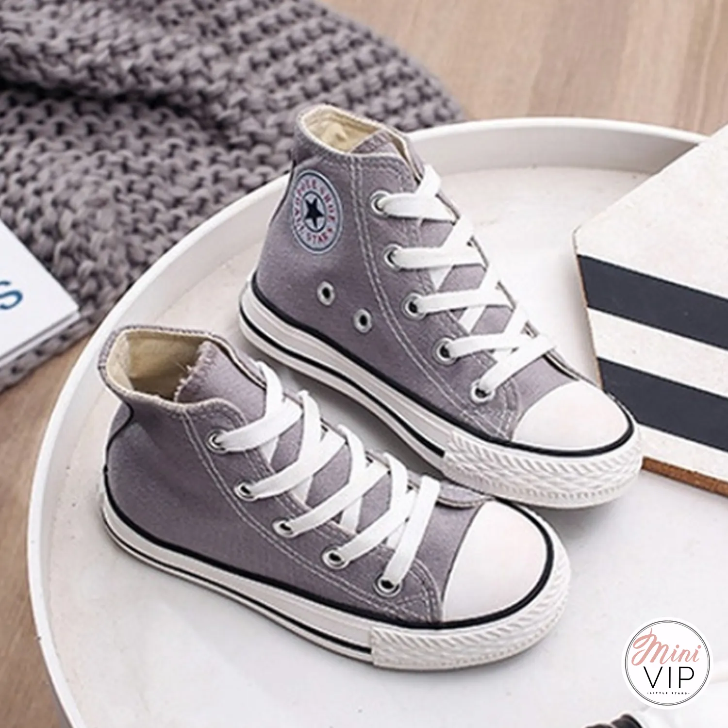 Baseball Hi-Top Canvas Trainers - blank - New Colours Autumn / Winter (CURRENTLY OUT OF STOCK)