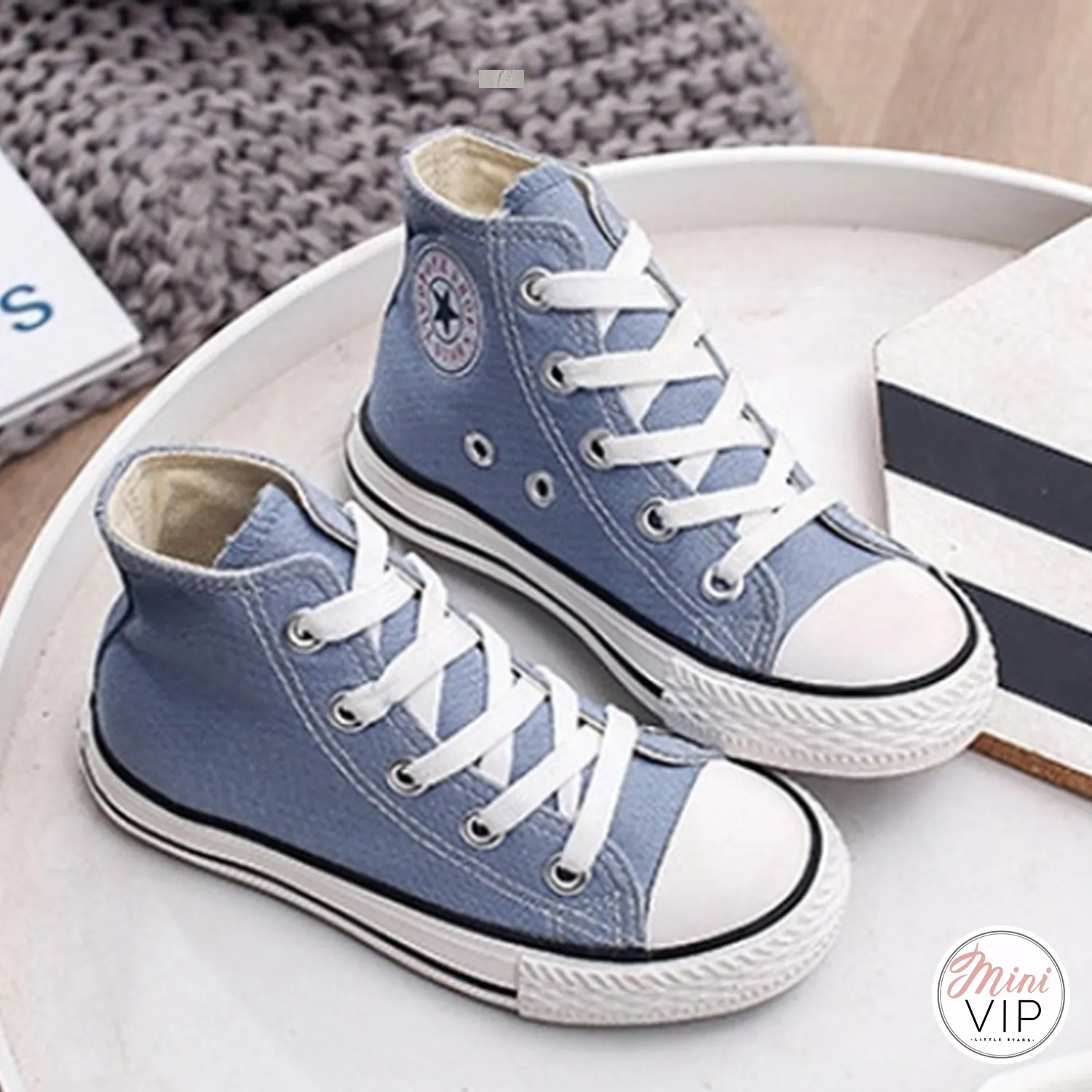 Baseball Hi-Top Canvas Trainers - blank - New Colours Autumn / Winter (CURRENTLY OUT OF STOCK)