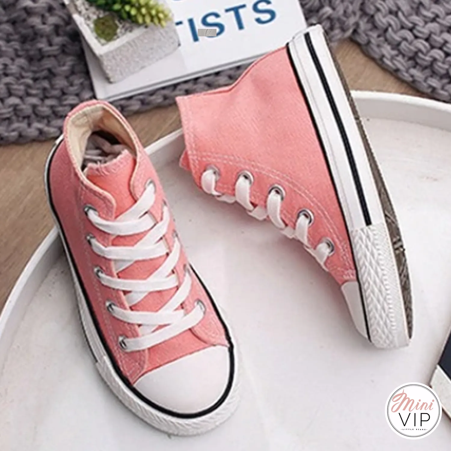 Baseball Hi-Top Canvas Trainers - blank - New Colours Autumn / Winter (CURRENTLY OUT OF STOCK)
