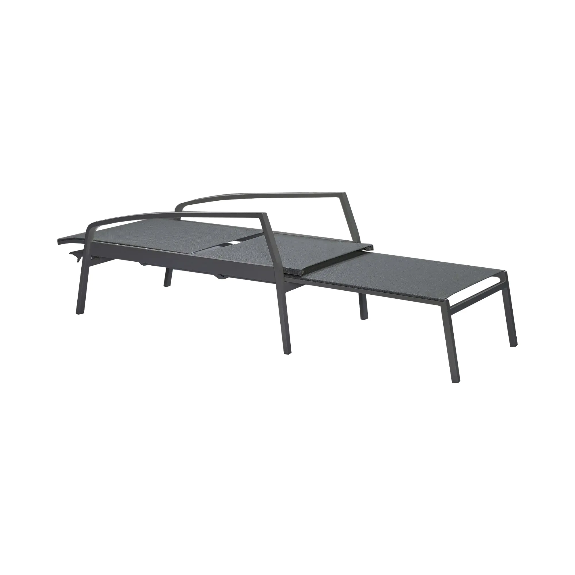 Belvedere Sun Lounger - Charcoal