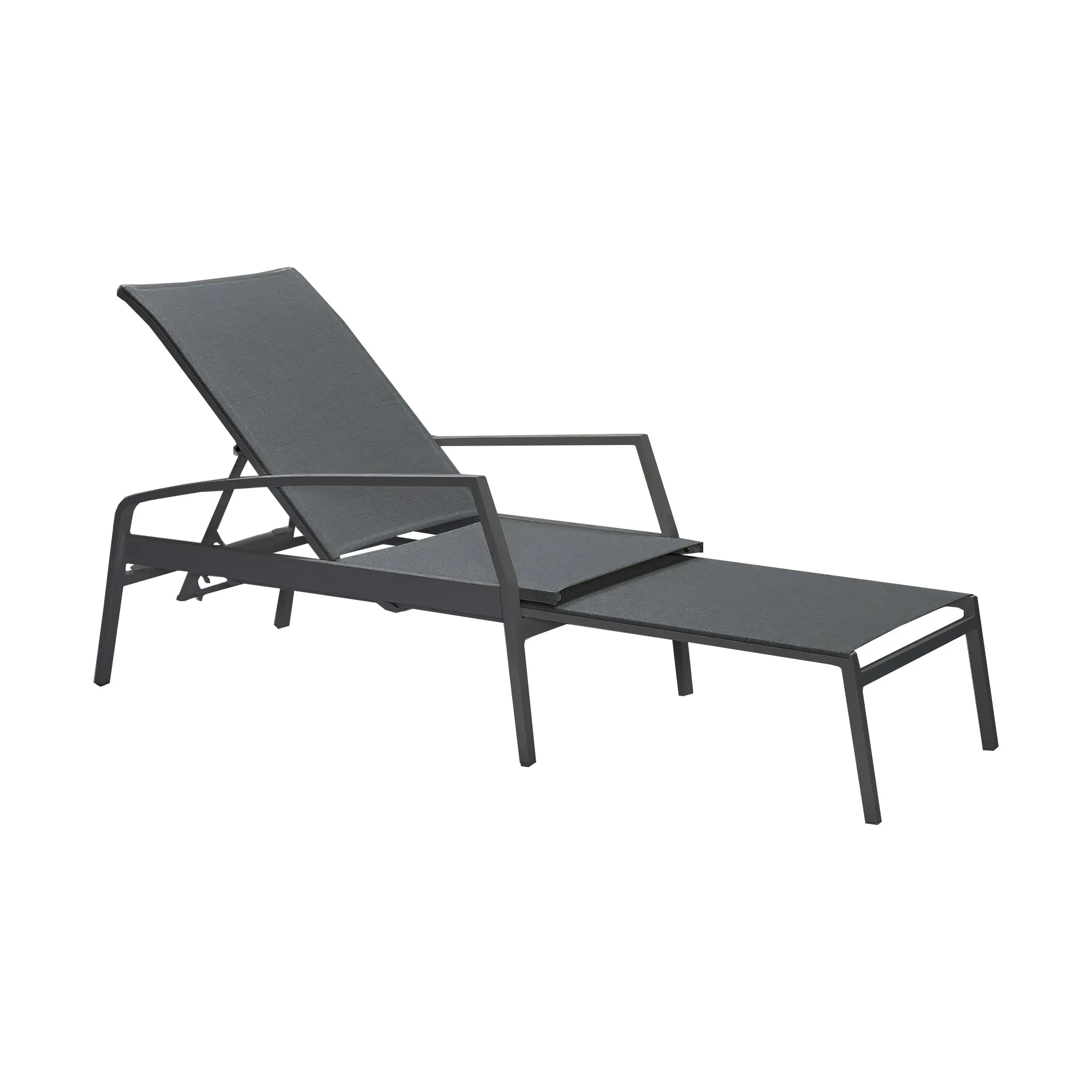 Belvedere Sun Lounger - Charcoal