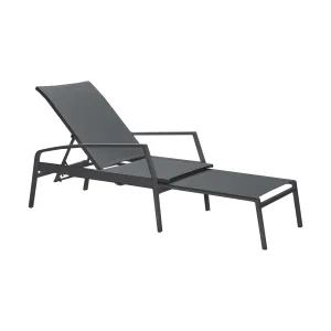 Belvedere Sun Lounger - Charcoal