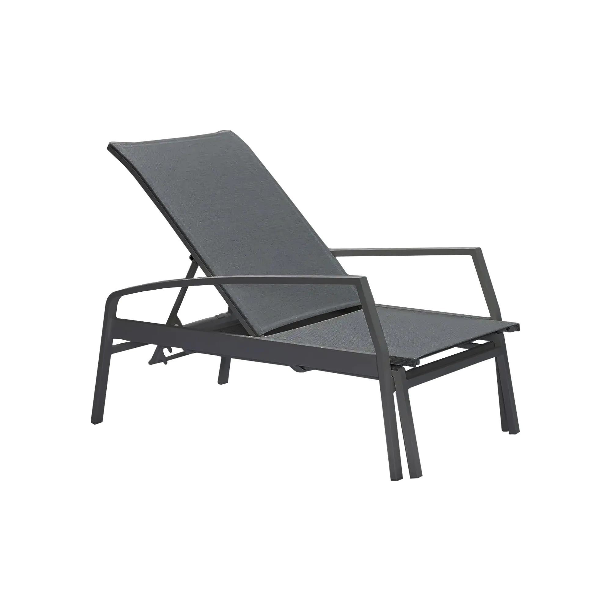 Belvedere Sun Lounger - Charcoal