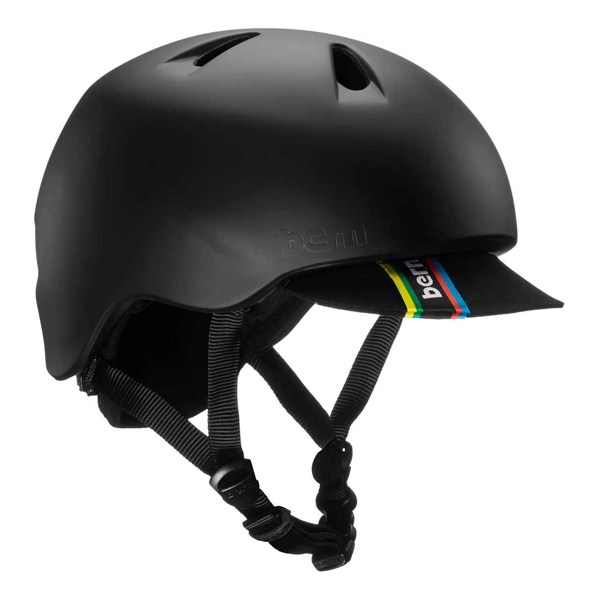 Bern Nino Matte Black w/ Flip Visor
