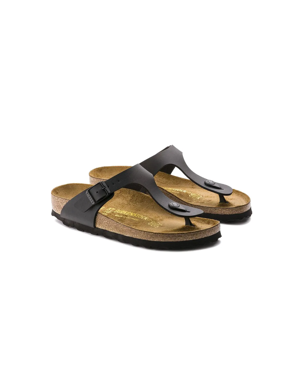 Birkenstock Gizeh Birko-Flor Black Sandals