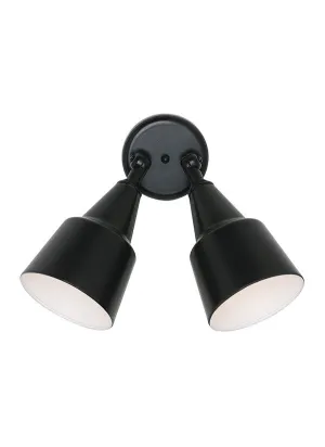 Black 2 Light Adjustable Swivel