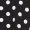 Black Polka Dot High Neck Sleeved Swing Dress