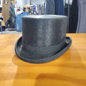 Black Top Hat 6 5/8