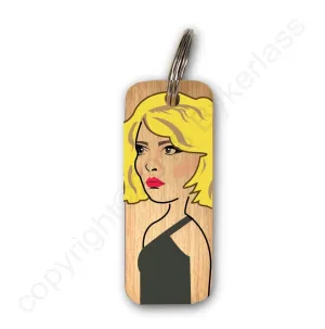 Blondie Wooden Keyring