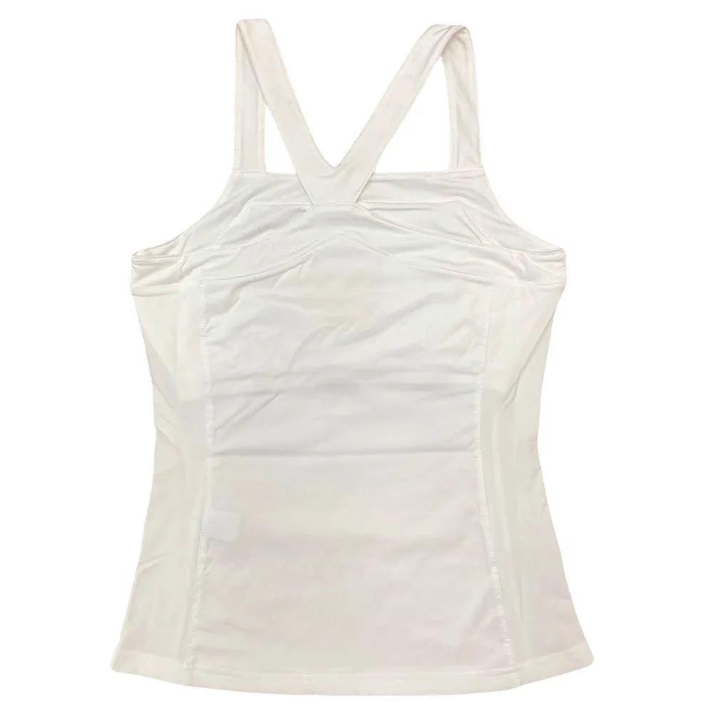 BOAST Women's White Racerback Tennis Top $65 NEW