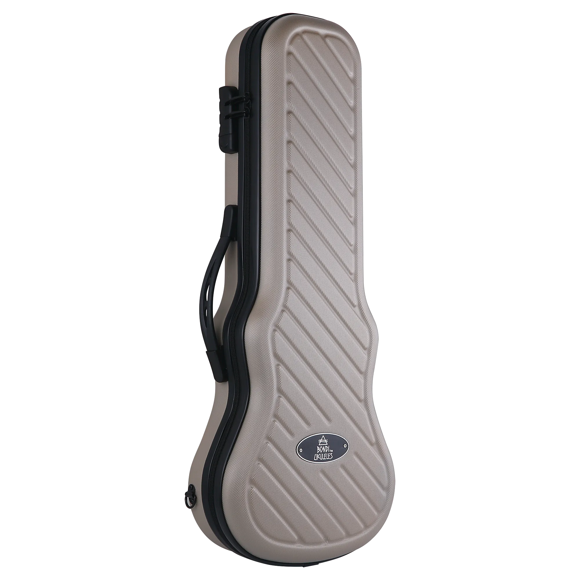 Bondi Shock-Rock Concert Ukulele Hard Case - Gold