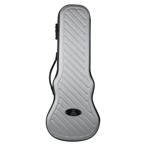 Bondi Shock-Rock Concert Ukulele Hard Case - Silver