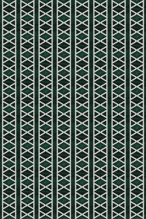 C H Designs "Havier Castle" Vinyl Floorcloth - Spicher & Co.
