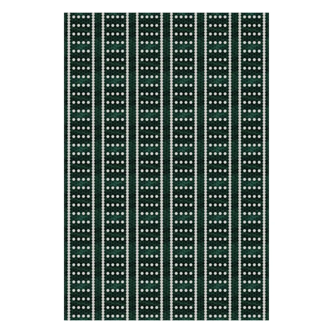 C H Designs "Havier Castle" Vinyl Floorcloth - Spicher & Co.