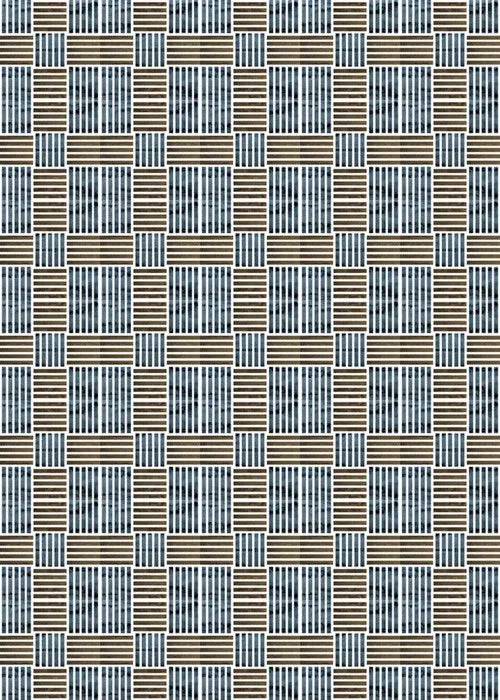 C H Designs "Piet" Vinyl Floorcloth - Spicher & Co.